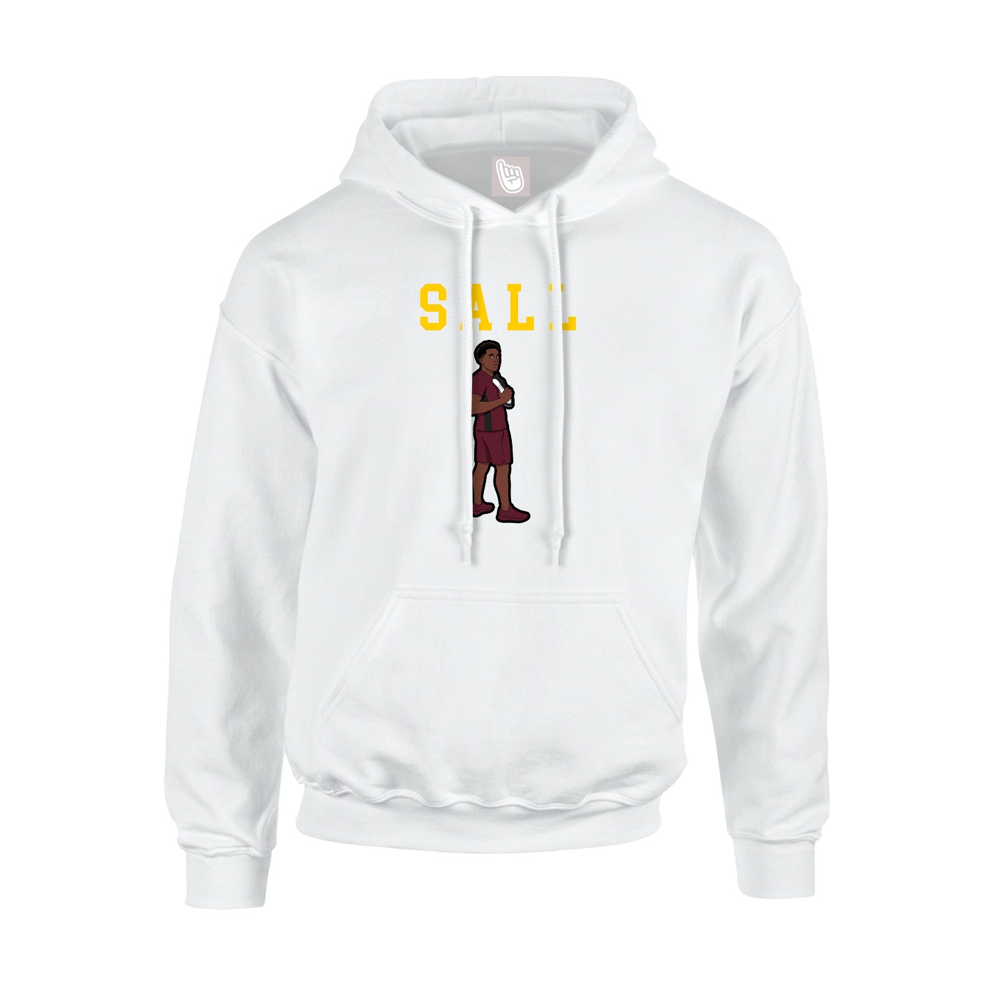 Youth Hoodie — Shirsey in White