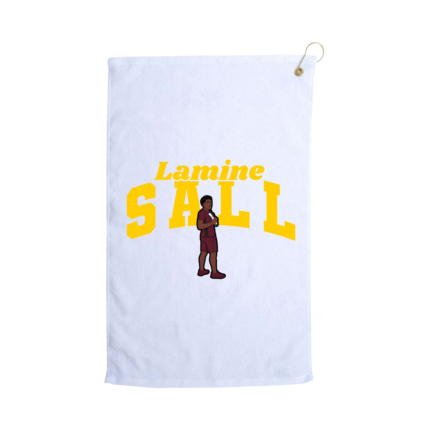Golf Towel — Signature Arch in White