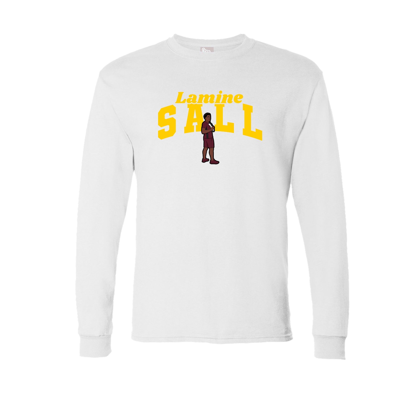 Long Sleeve Tee — Signature Arch in White