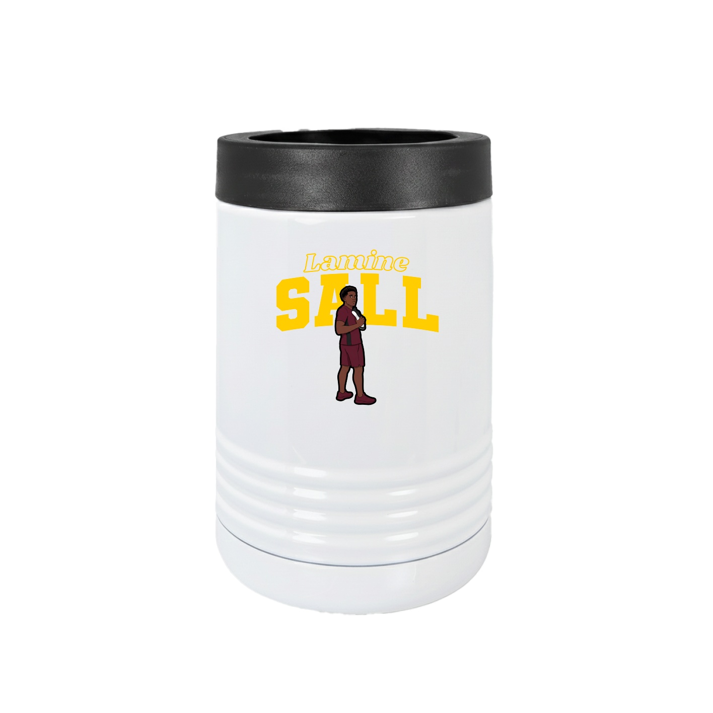 Beverage Holder — Name Arch in White