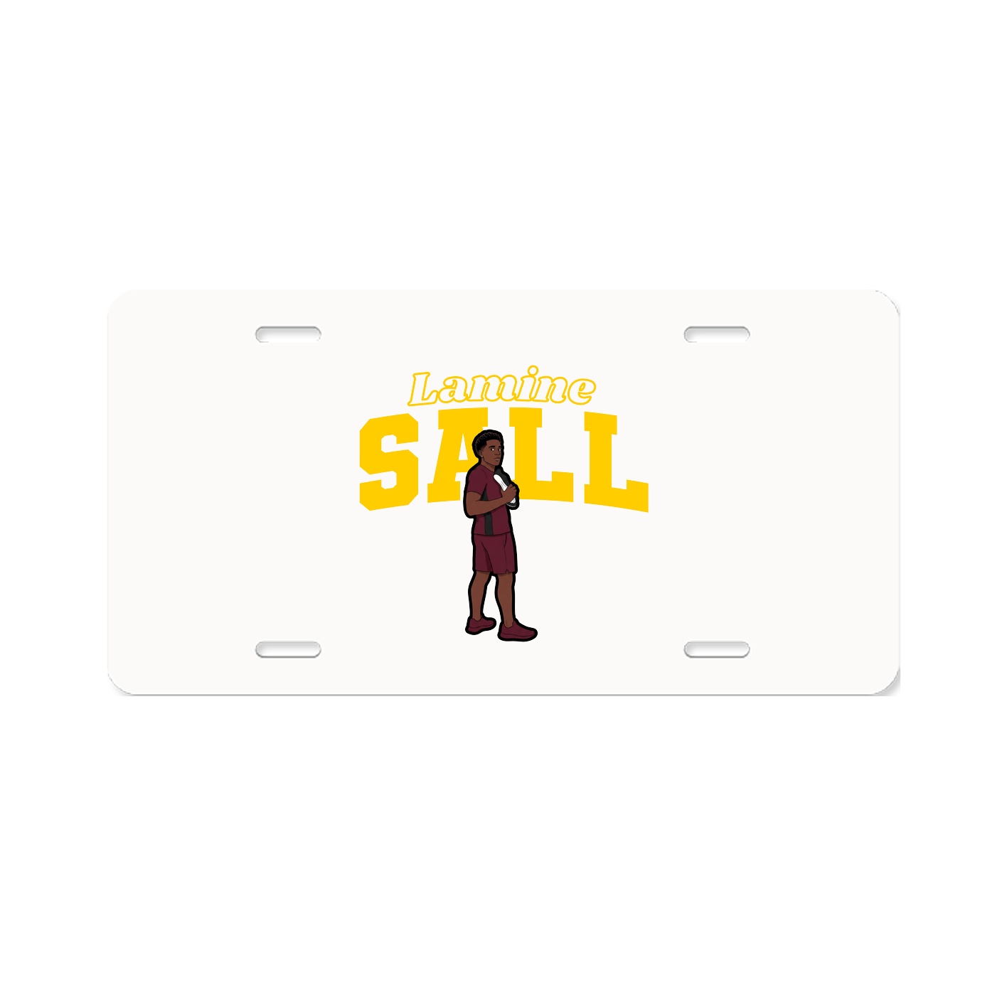 License Plate — Name Arch in Classic