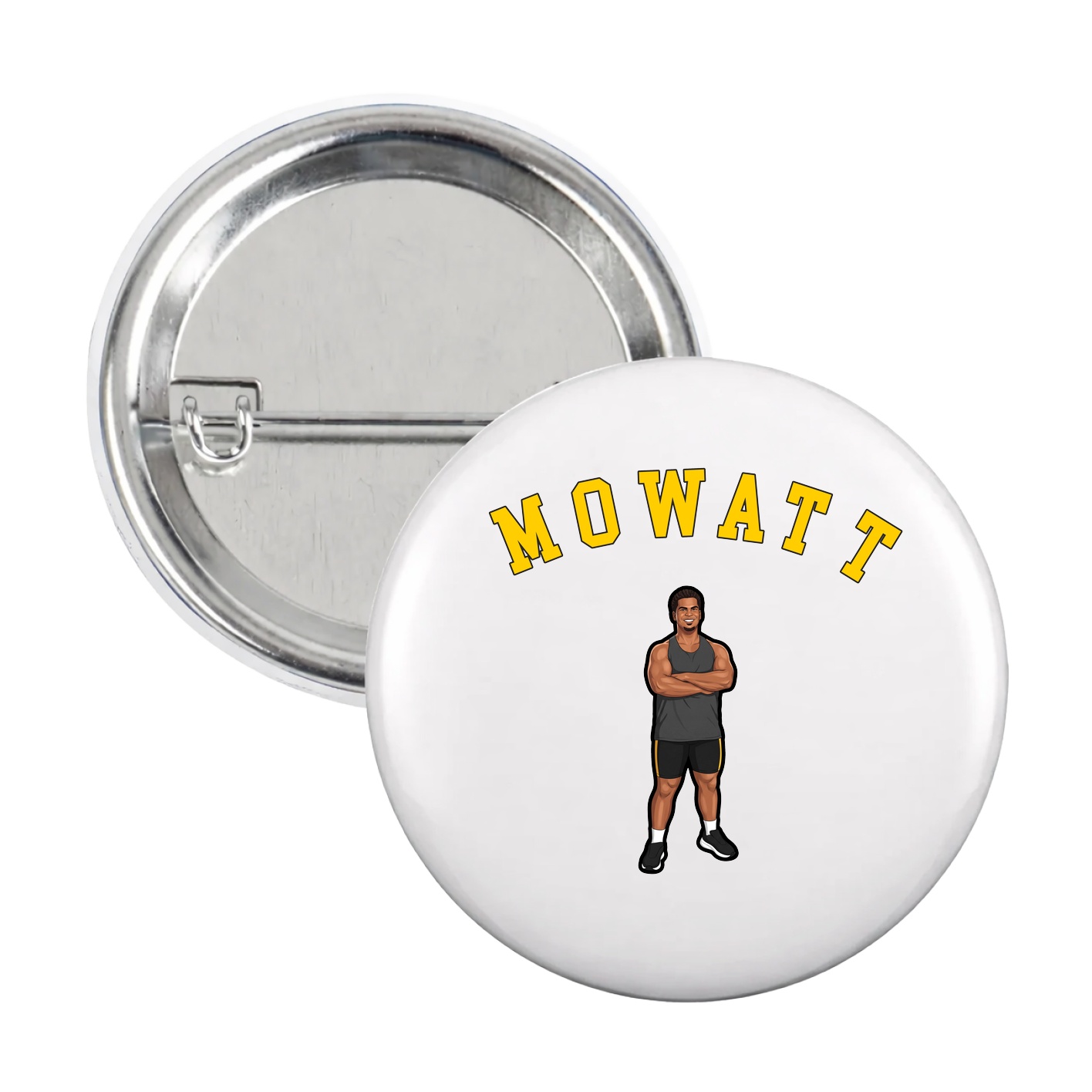 Game Day Button — Shirsey Arch in White