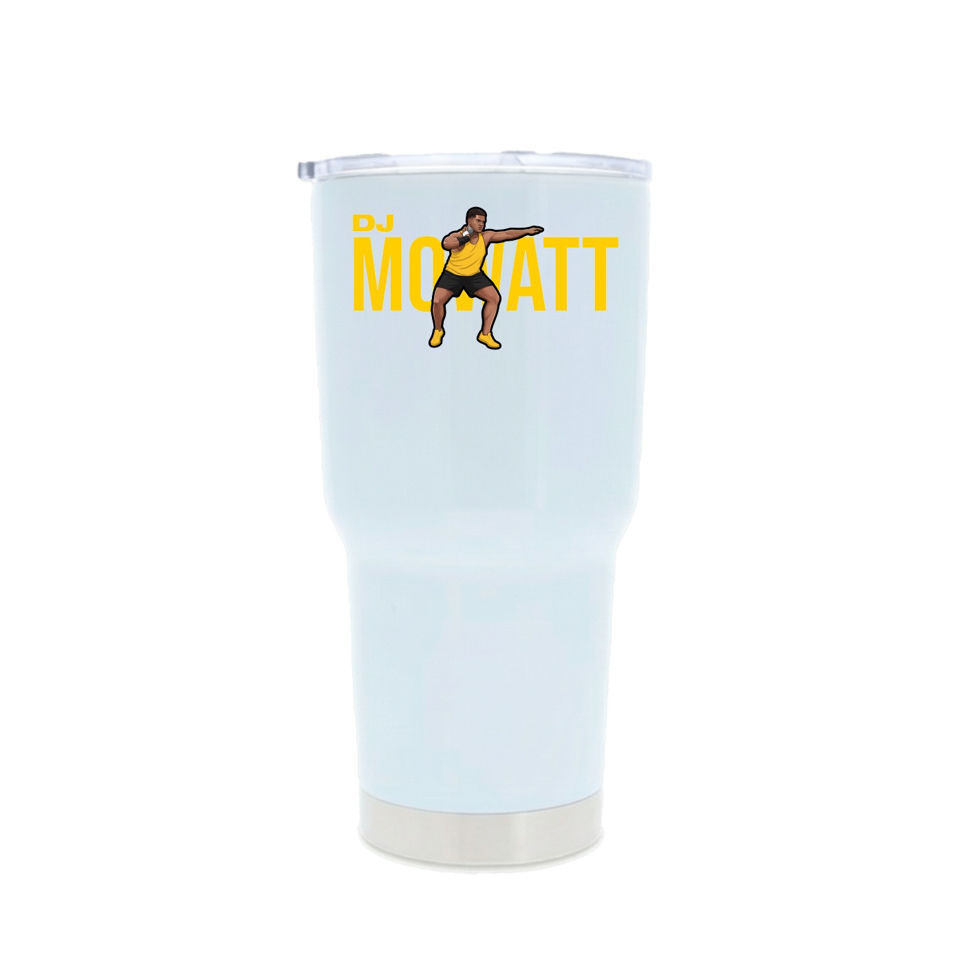 30oz Stainless Steel Tumbler — Player Name in White