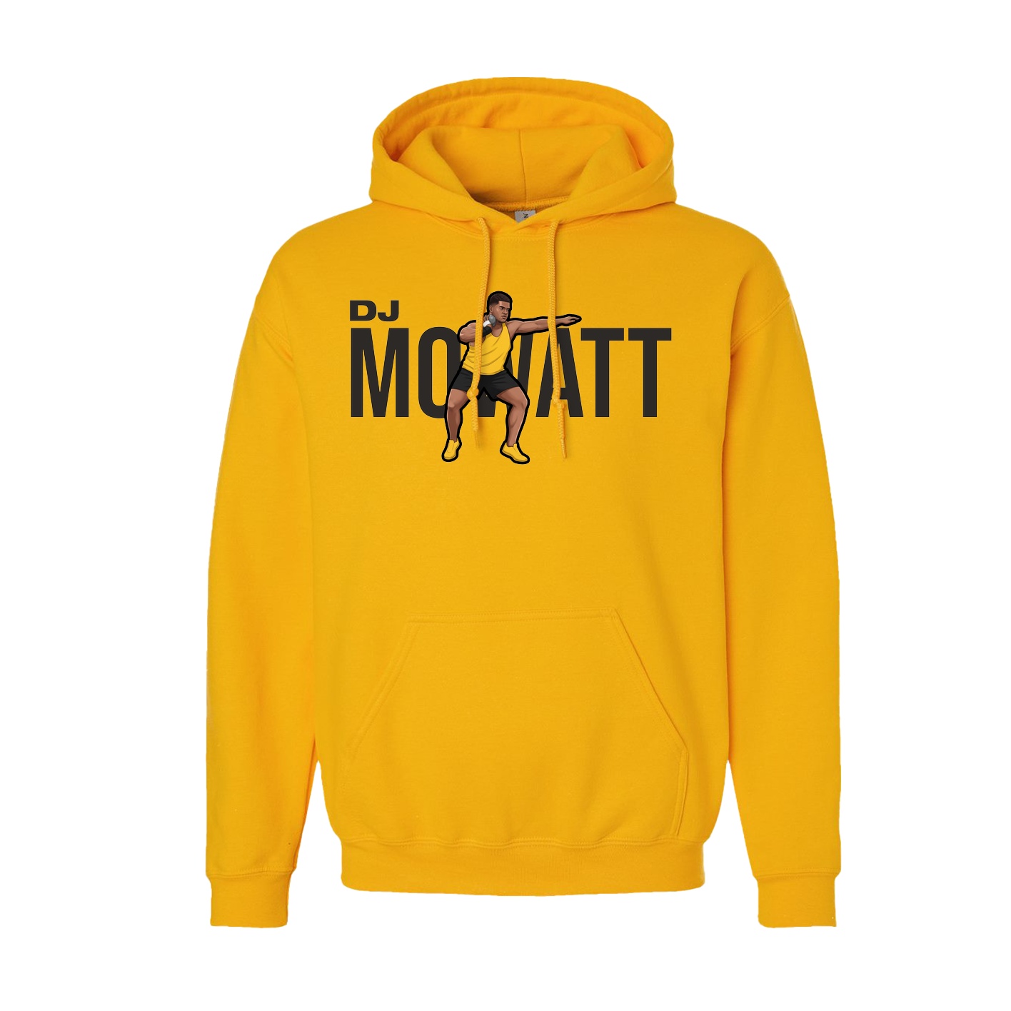 Hoodie — Player Name in Gold
