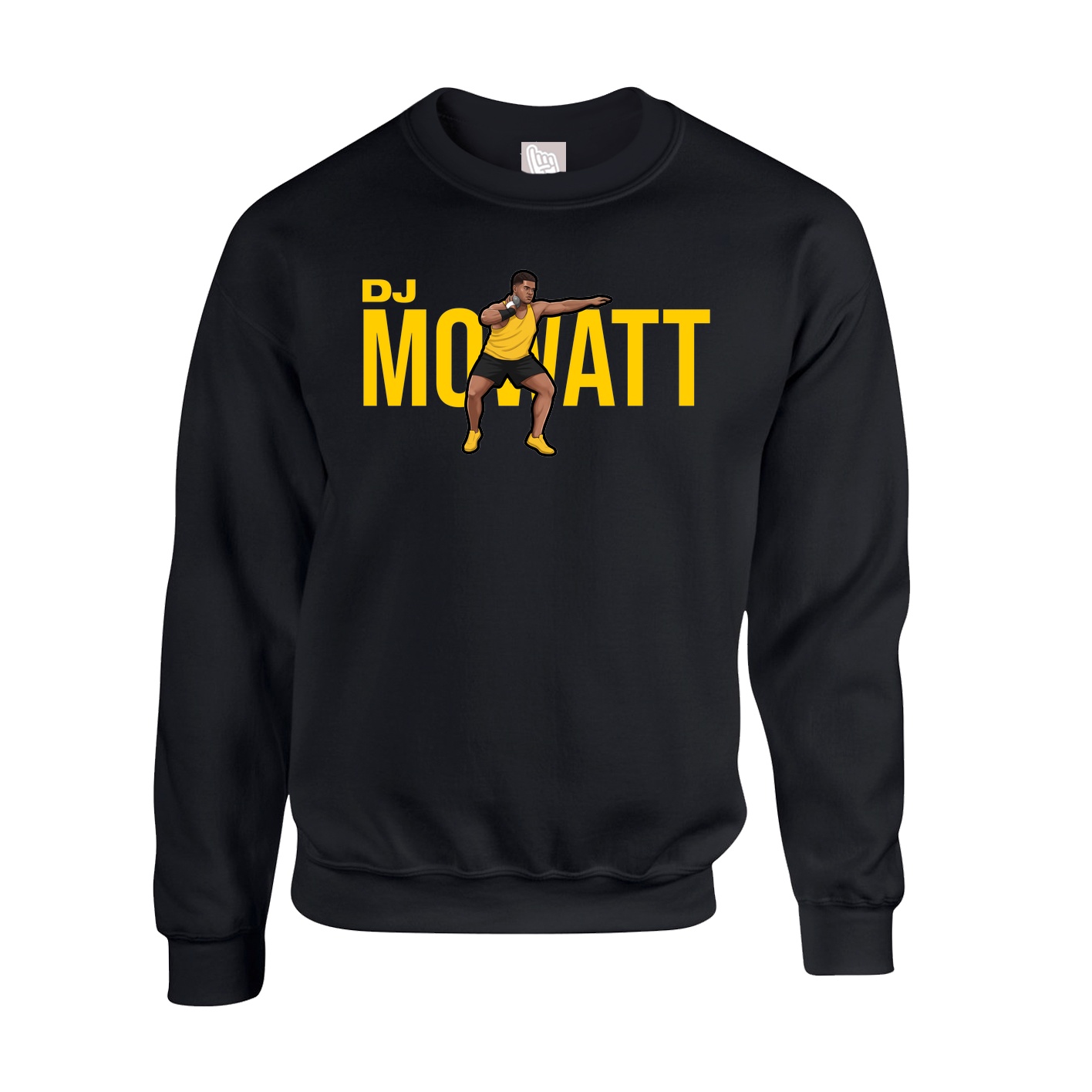 Fleece Crew — Player Name in Black