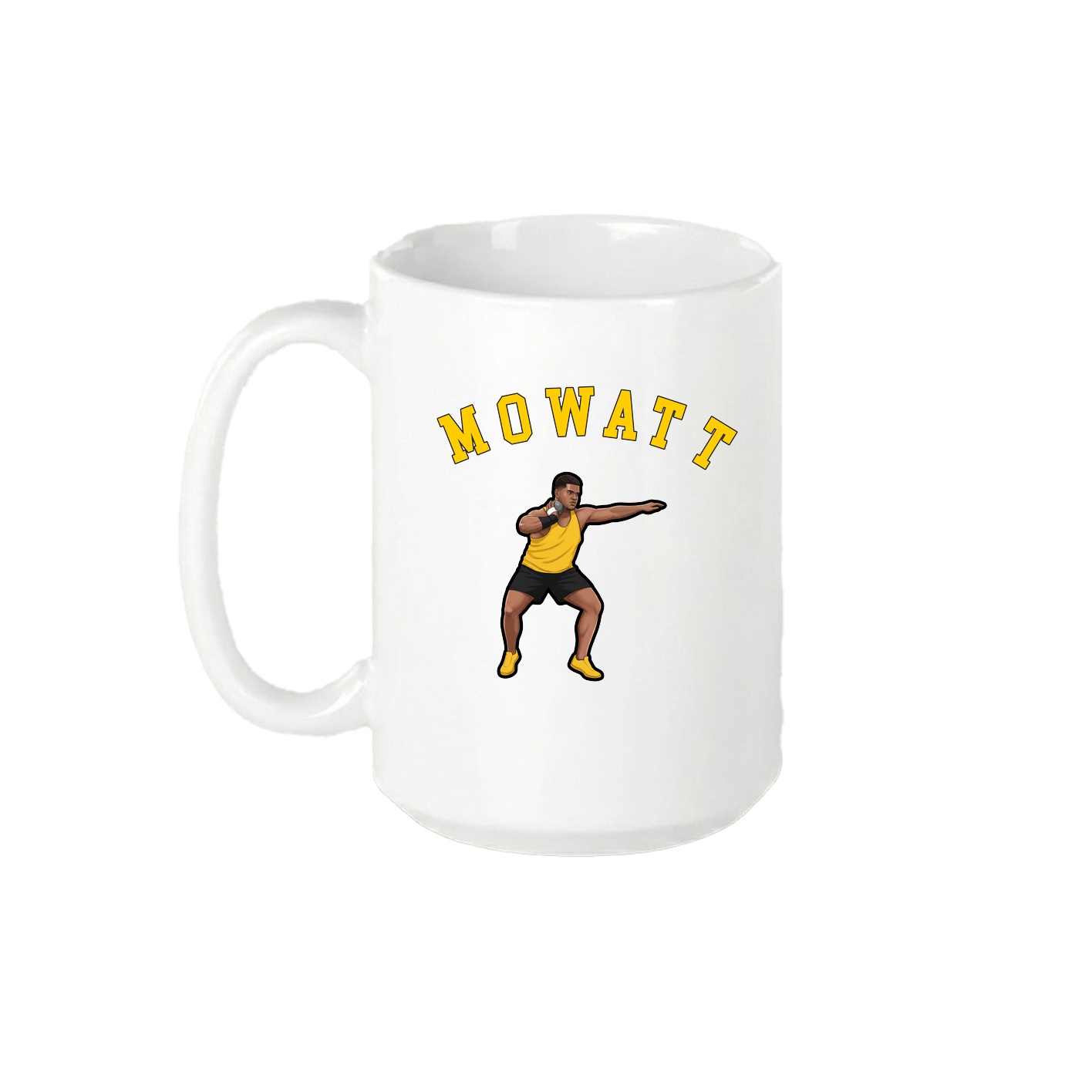 15oz Coffee Mug — Shirsey Arch in White