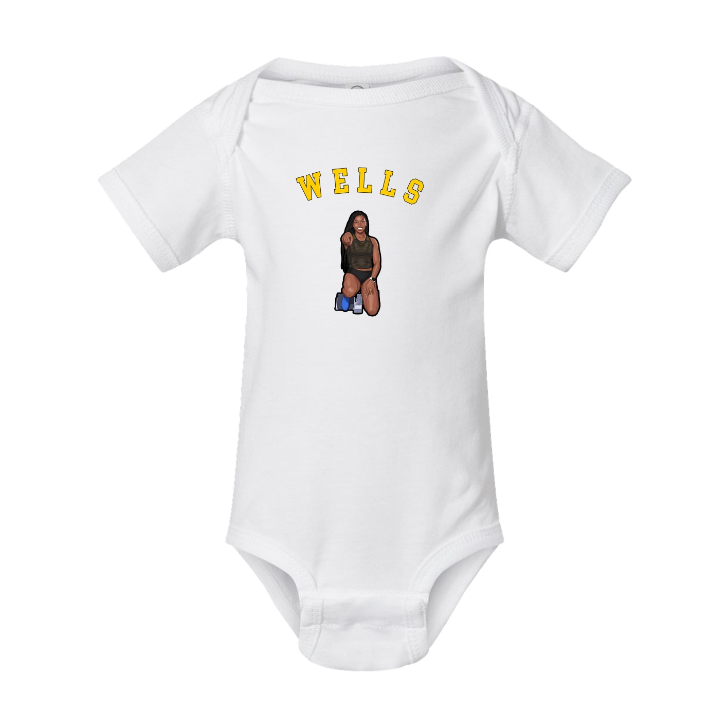 Baby Onesie — Shirsey Arch in White