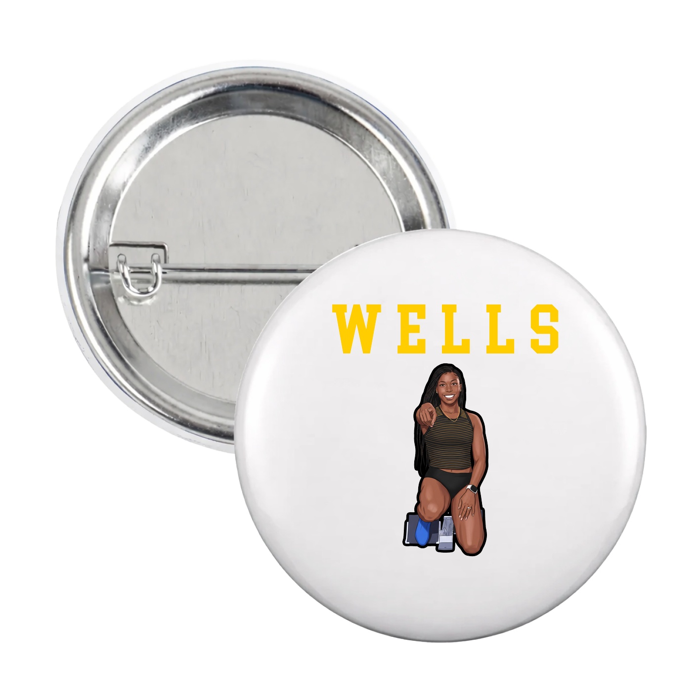Game Day Button — Shirsey in White