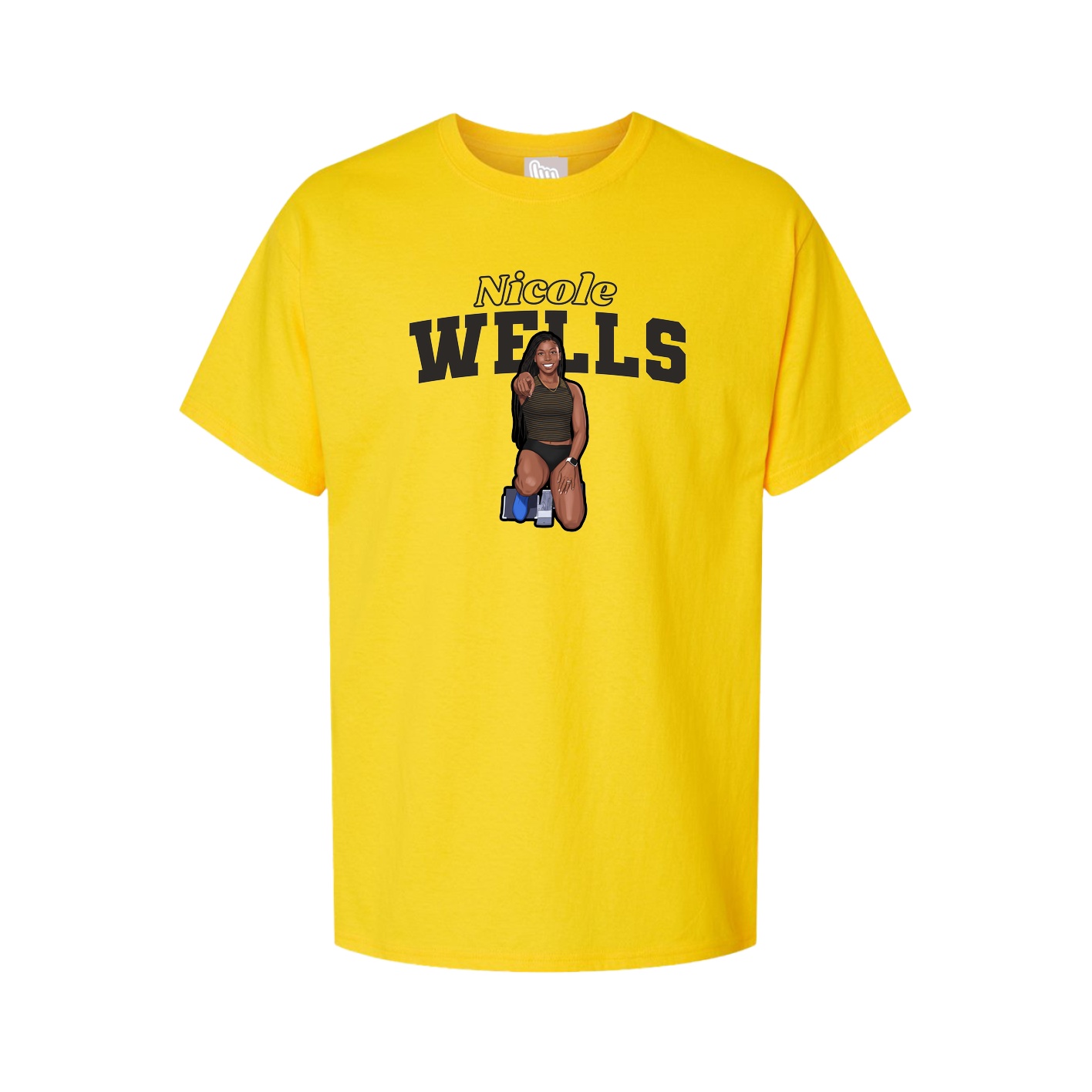 Tee — Name Arch in Gold