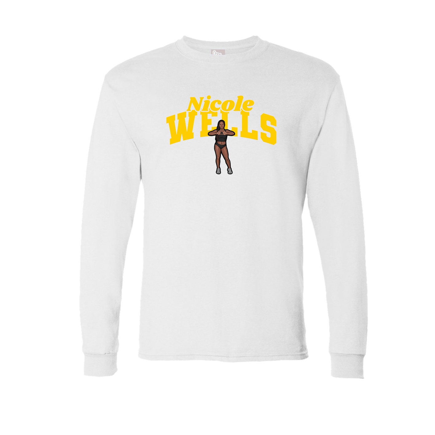 Long Sleeve Tee — Signature Arch in White