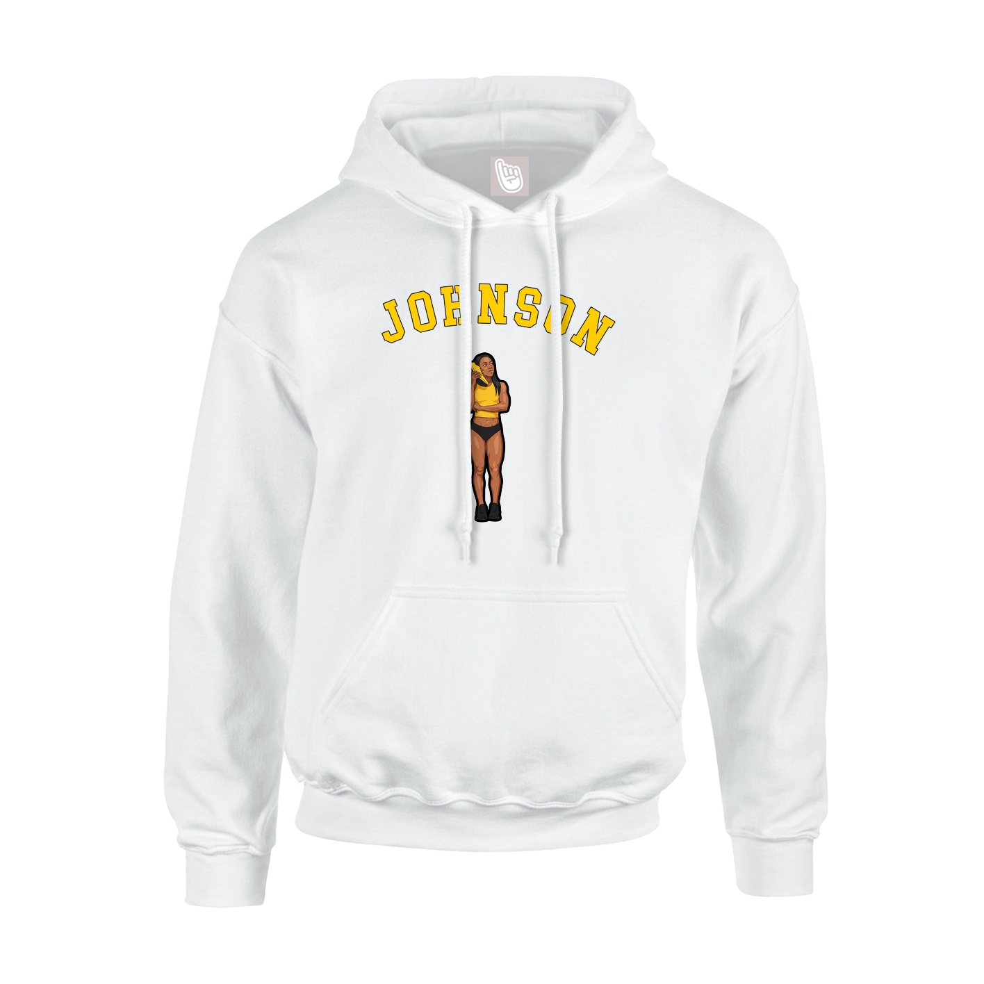 Hoodie — Shirsey Arch in White