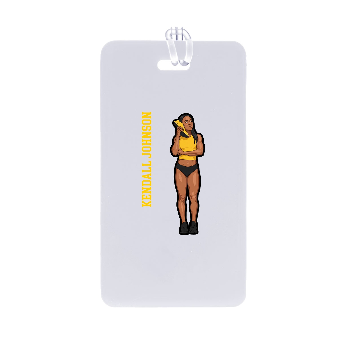 Bag Tag — Name Vertical in Classic
