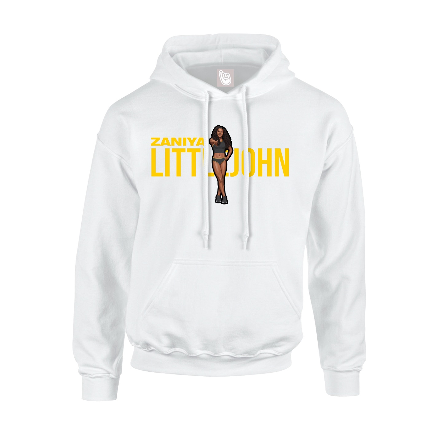 Hoodie — Player Name in White