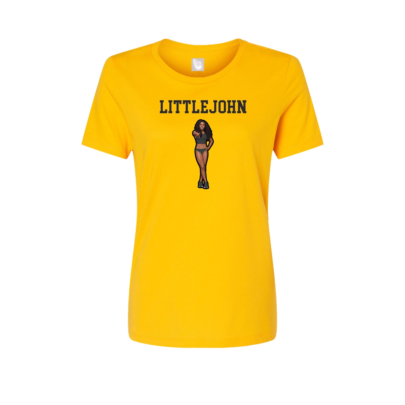 Fitted Women's Tee — Shirsey in Gold