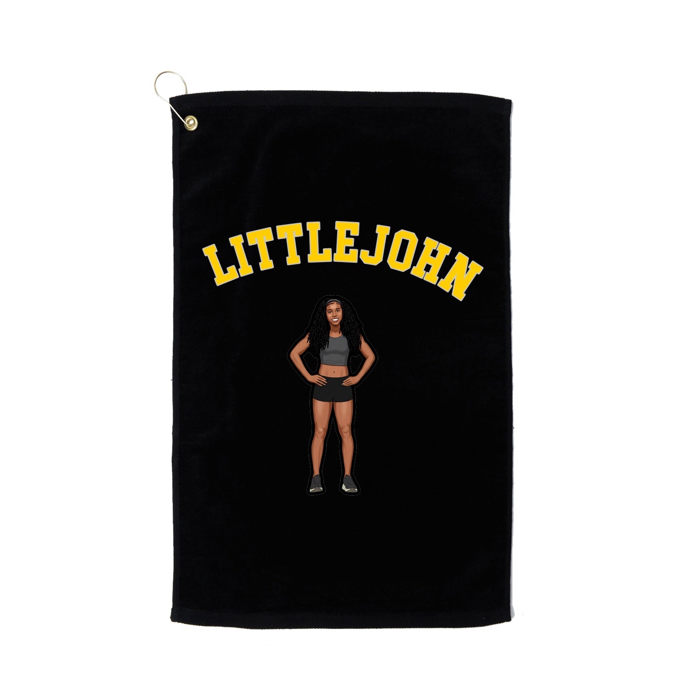 Golf Towel — Shirsey Arch in Black