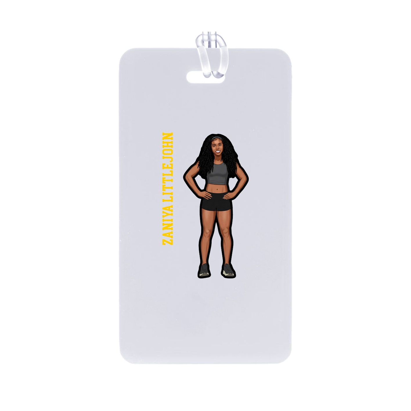 Bag Tag — Name Vertical in Classic
