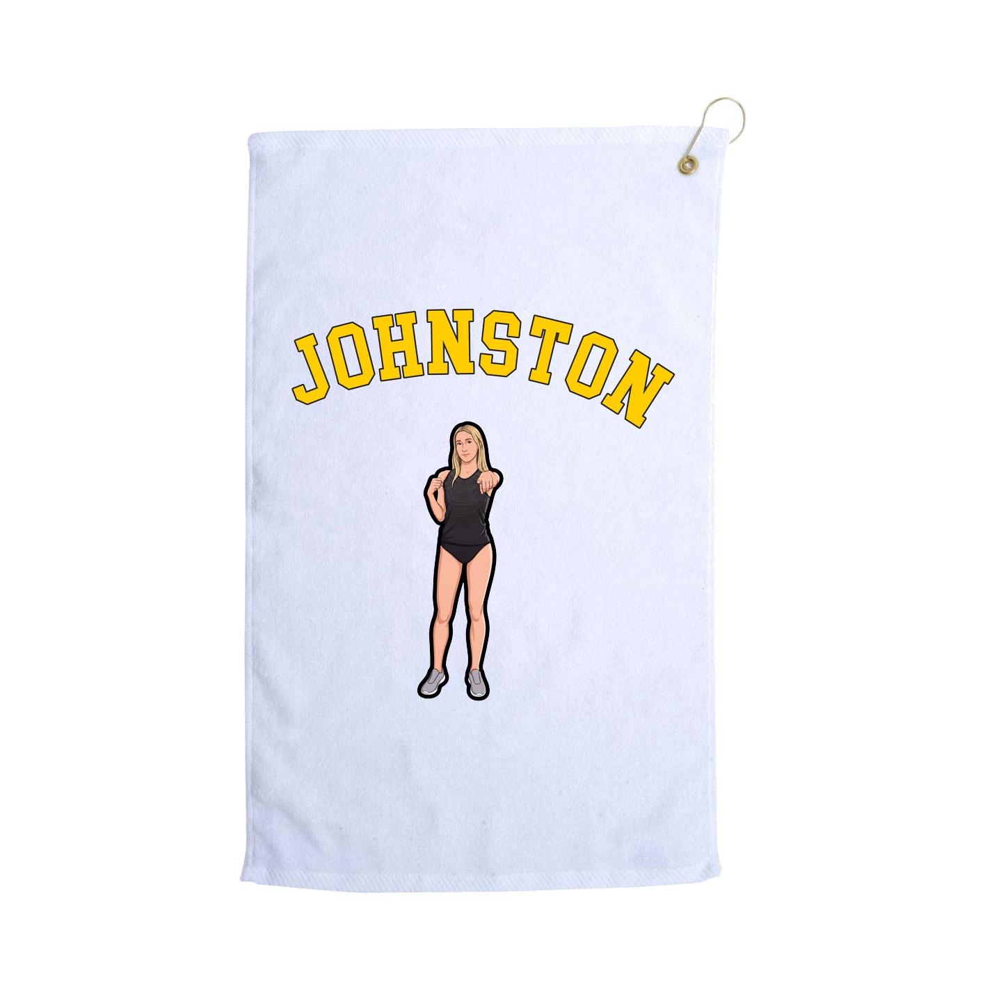 Golf Towel — Shirsey Arch in White