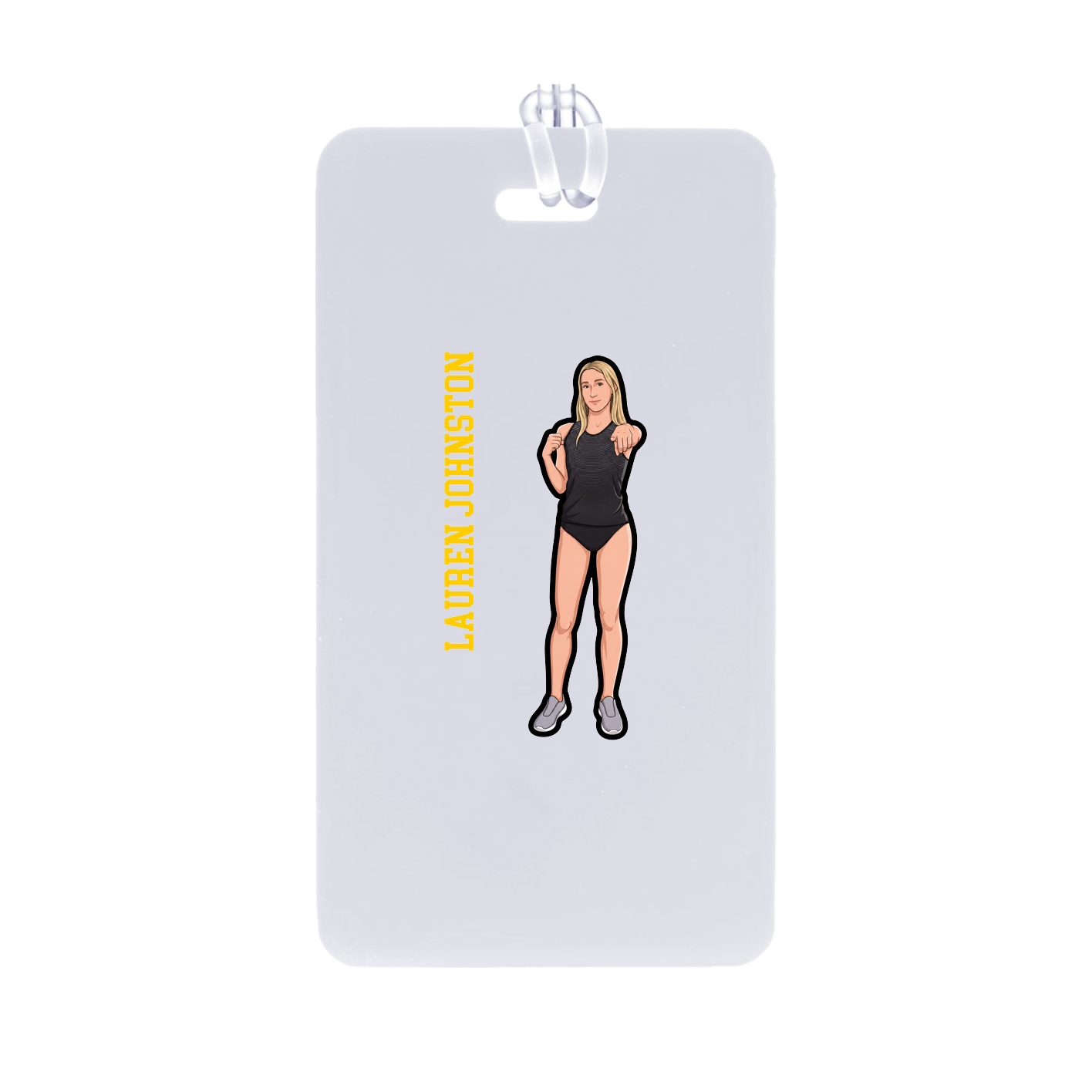 Bag Tag — Name Vertical in Classic