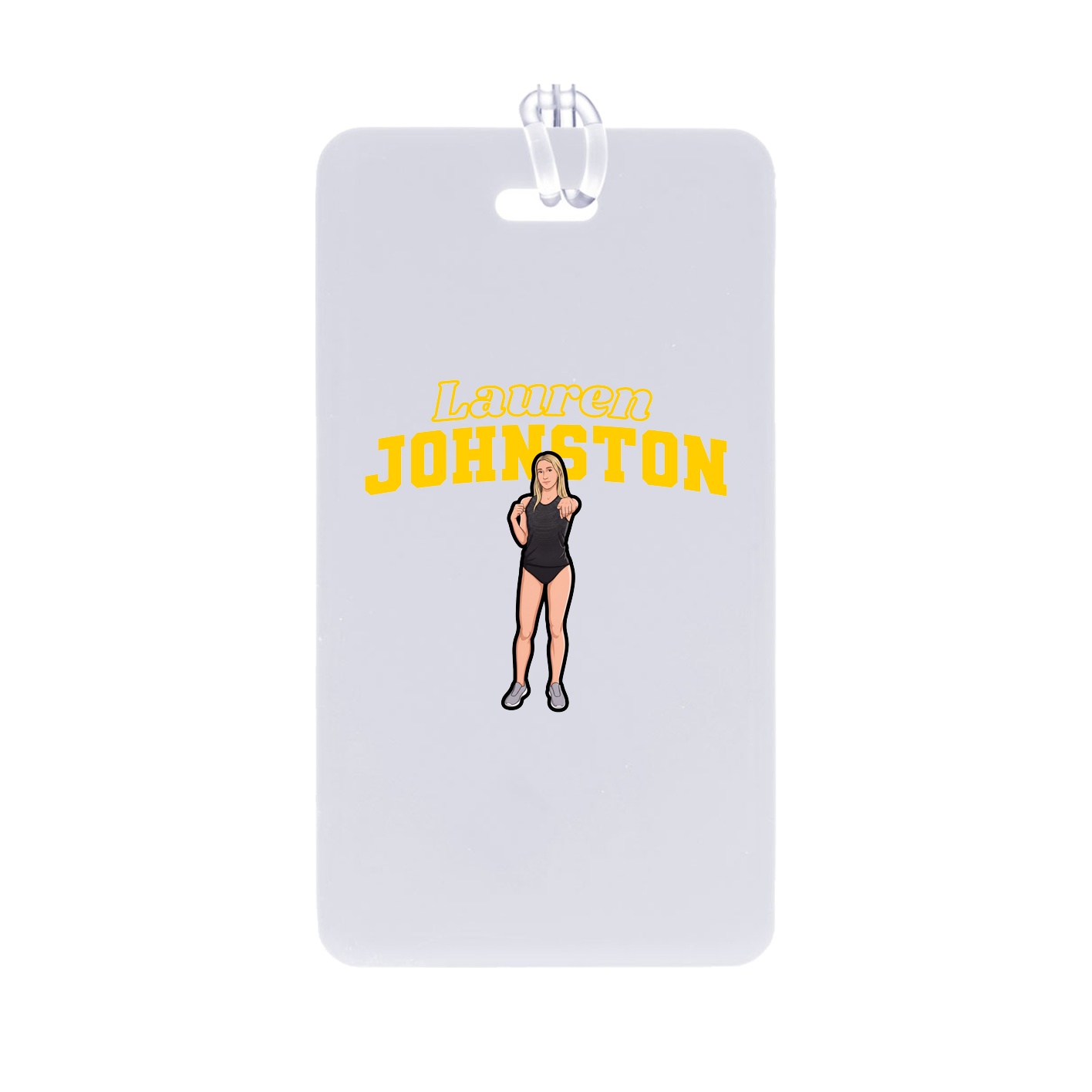 Bag Tag — Name Arch in Classic