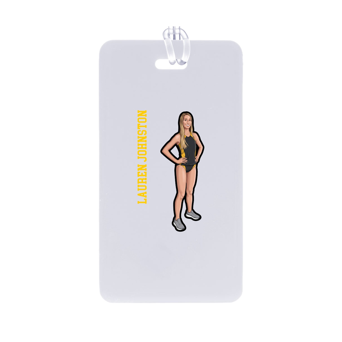 Bag Tag — Name Vertical in Classic