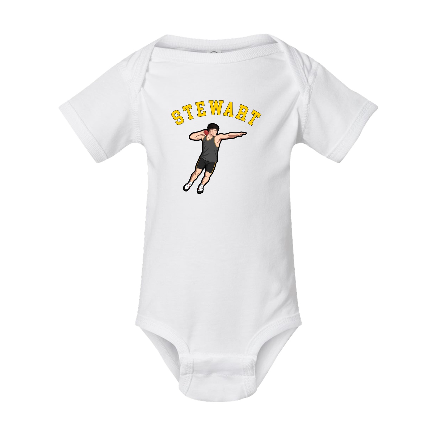 Baby Onesie — Shirsey Arch in White