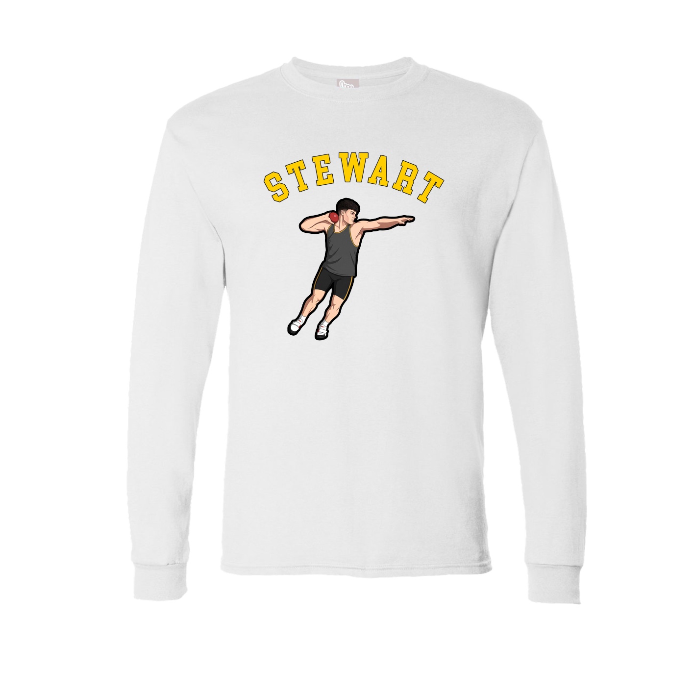 Long Sleeve Tee — Shirsey Arch in White