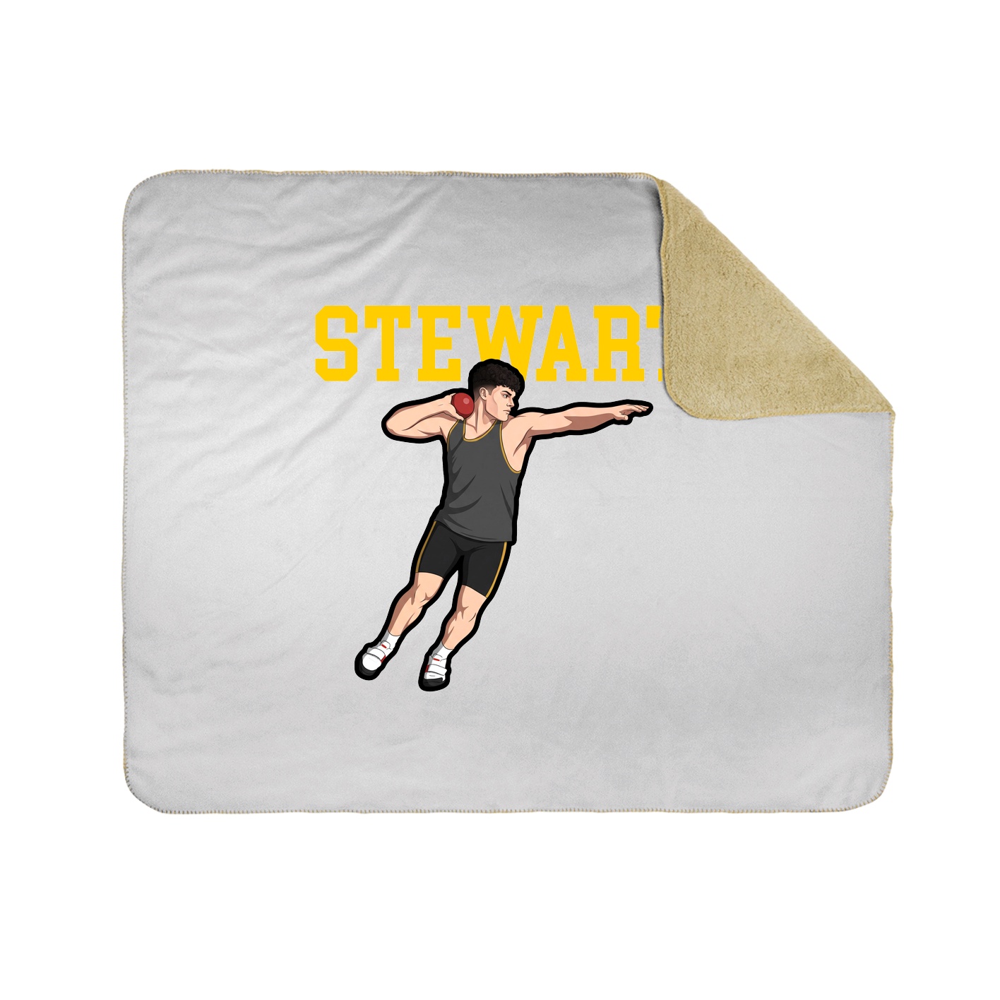 Throw Blanket — Shirsey in White