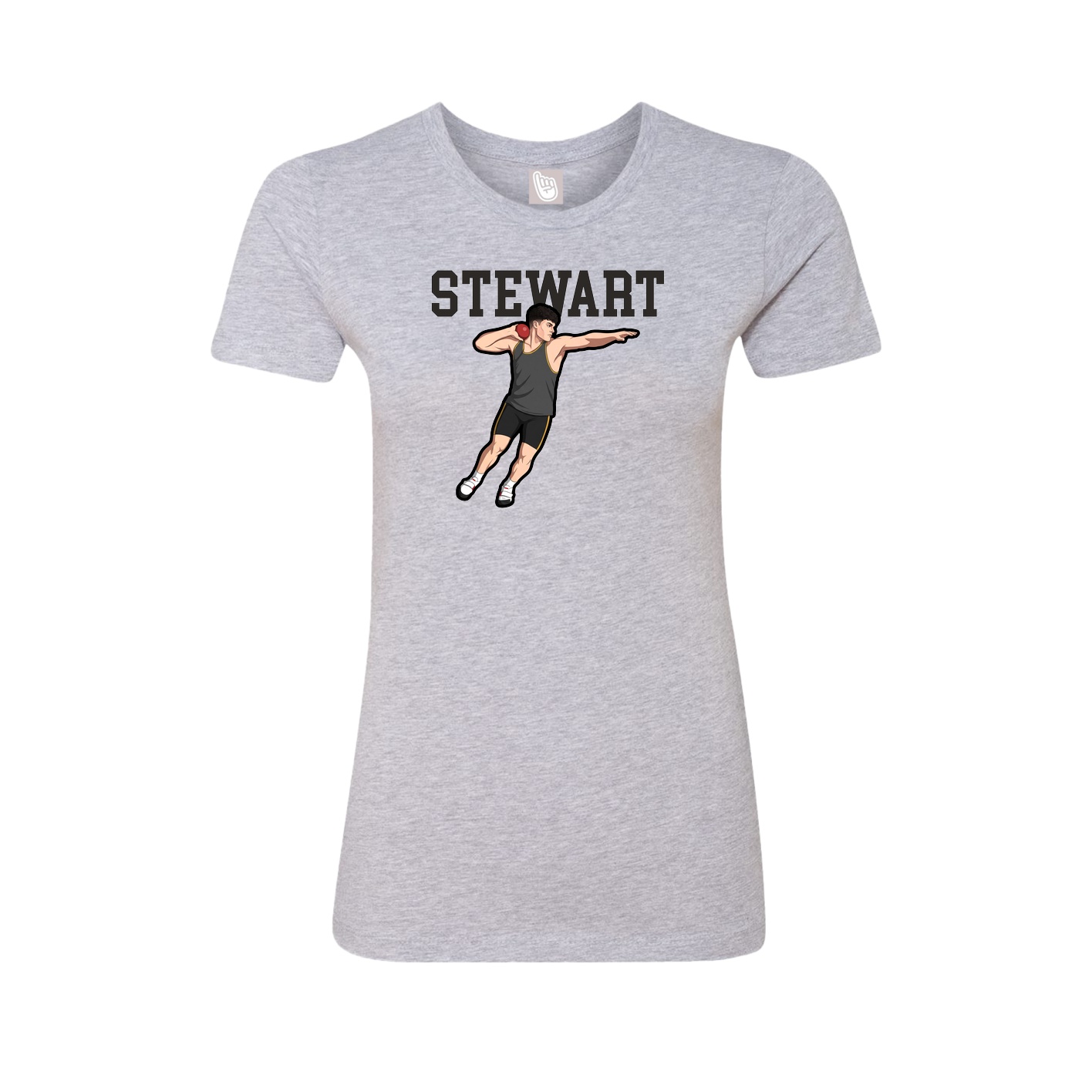 Fitted Women's Tee — Shirsey in Grey