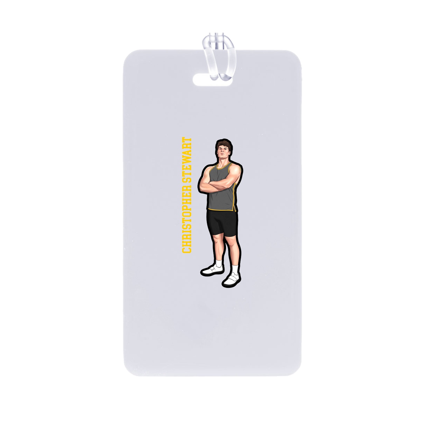Bag Tag — Name Vertical in Classic