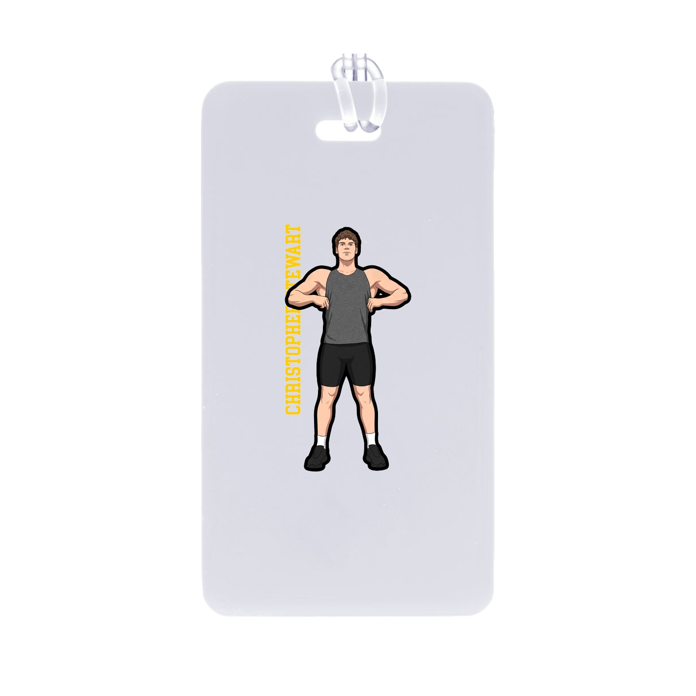 Bag Tag — Name Vertical in Classic