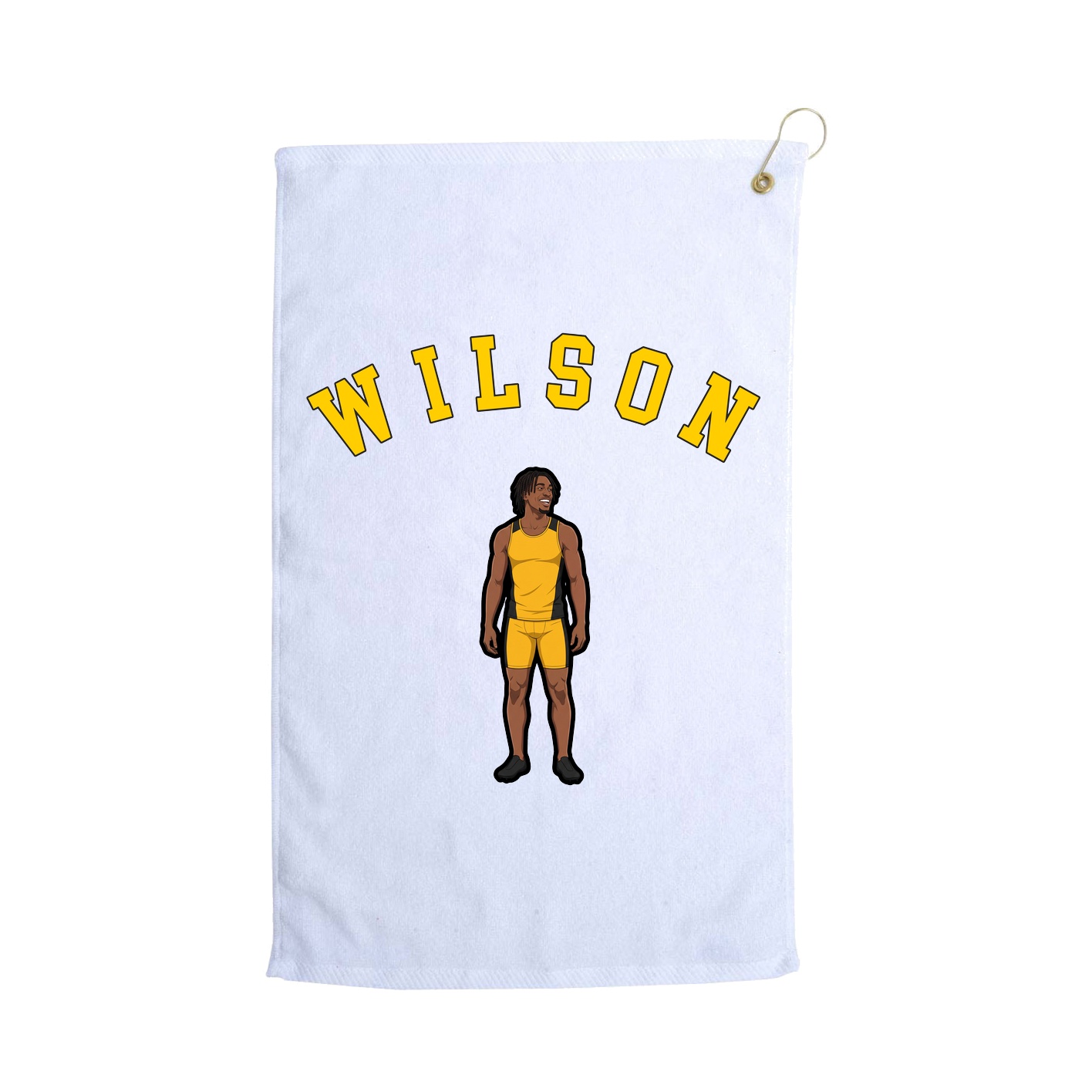 Golf Towel — Shirsey Arch in White