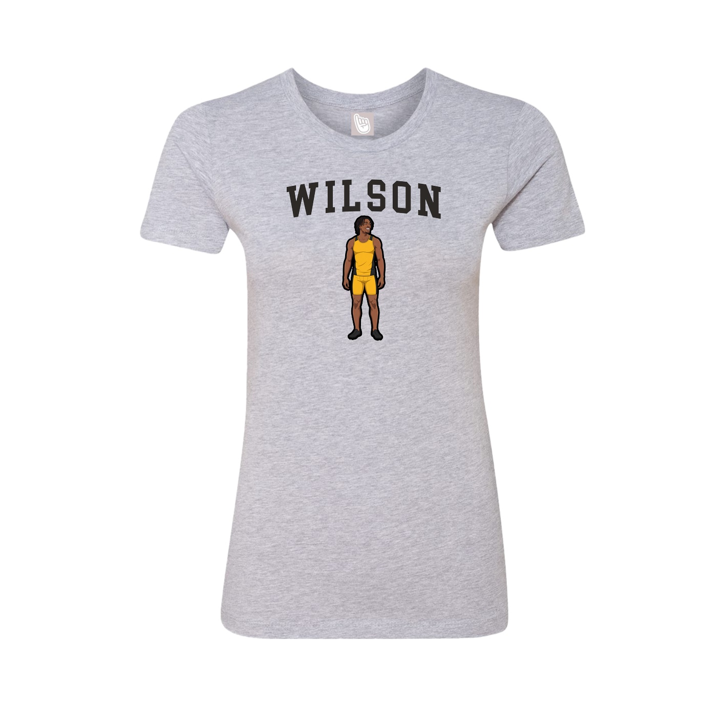 Fitted Women's Tee — Shirsey in Grey