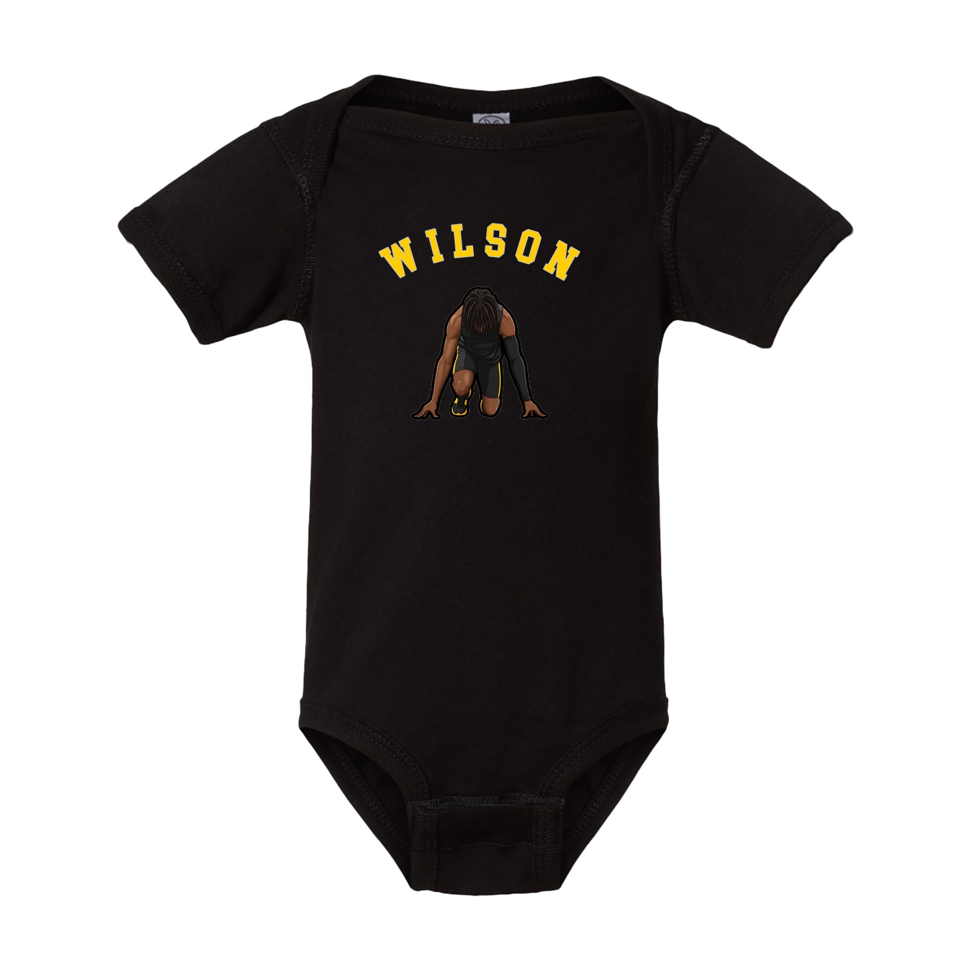 Baby Onesie — Shirsey Arch in Black