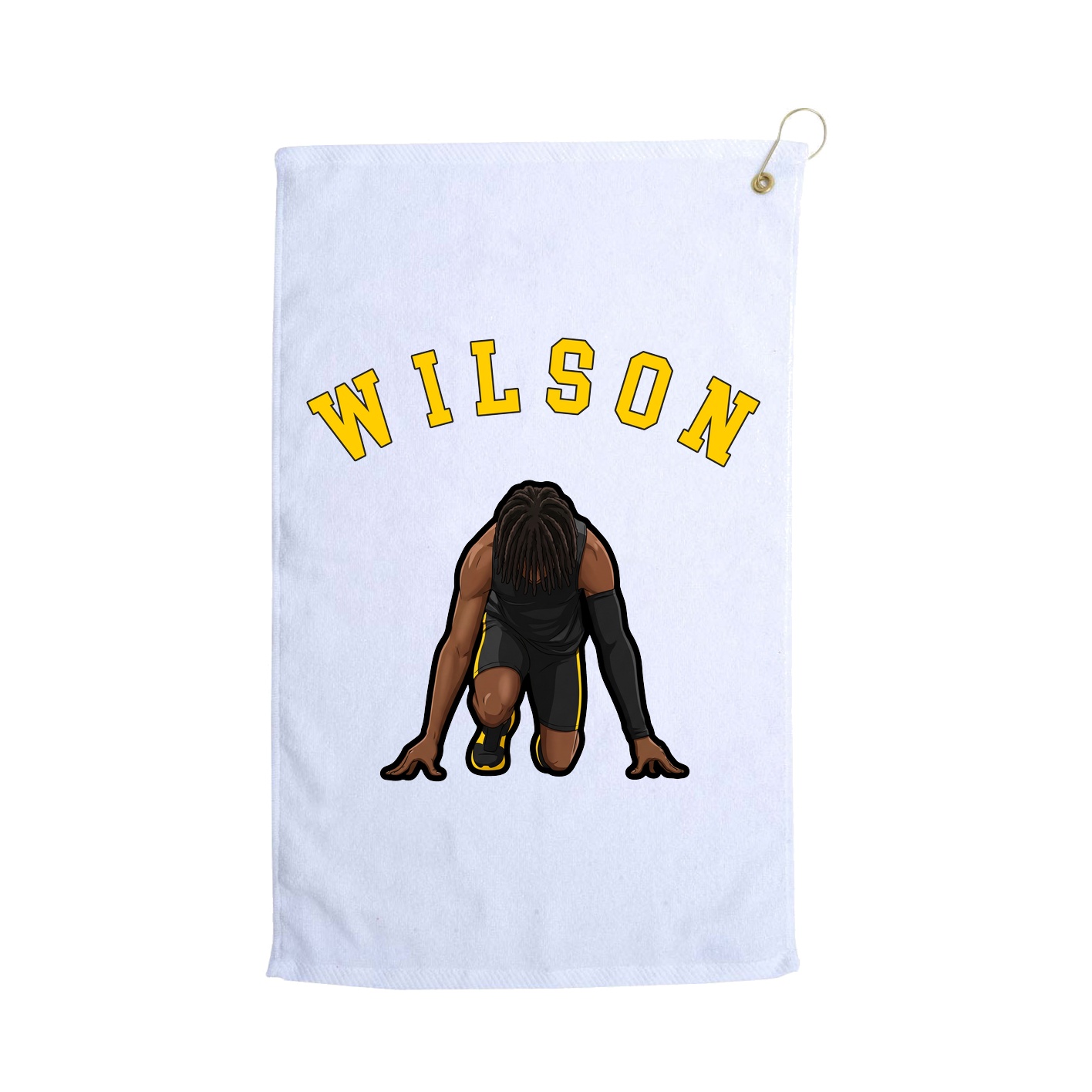 Golf Towel — Shirsey Arch in White