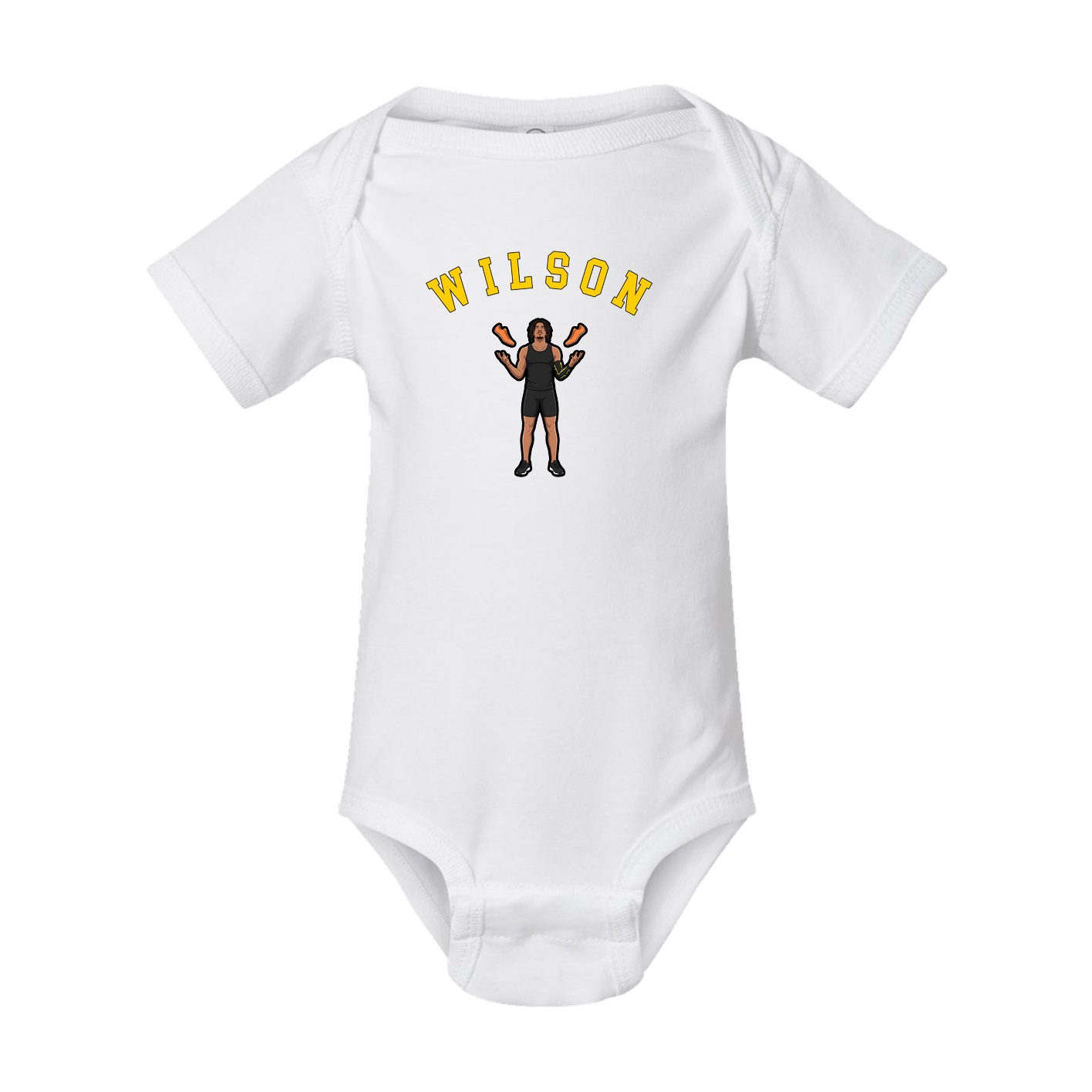 Baby Onesie — Shirsey Arch in White