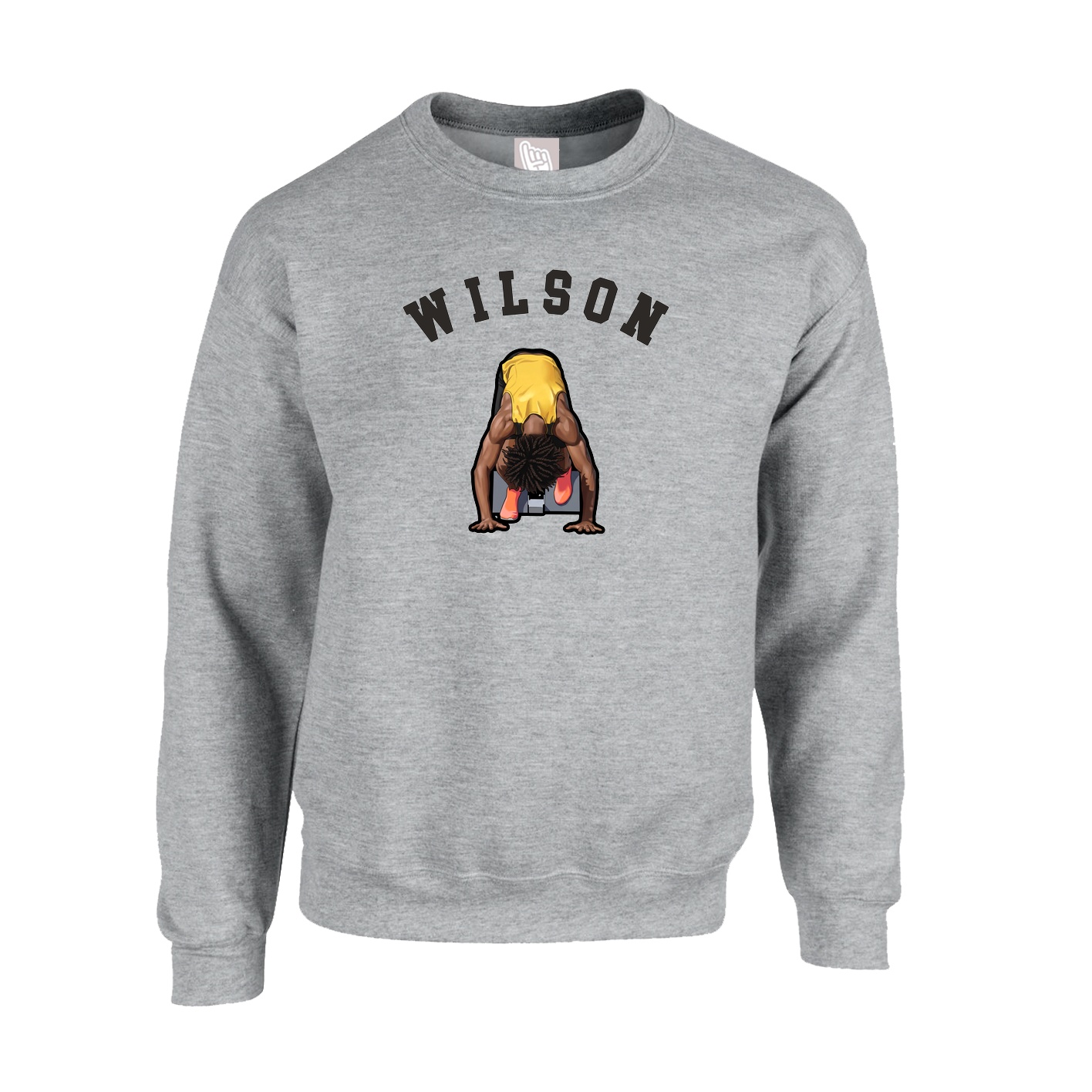 Fleece Crew — Shirsey Arch in Grey