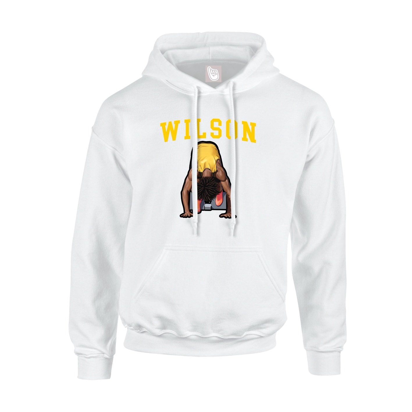 Hoodie — Shirsey in White