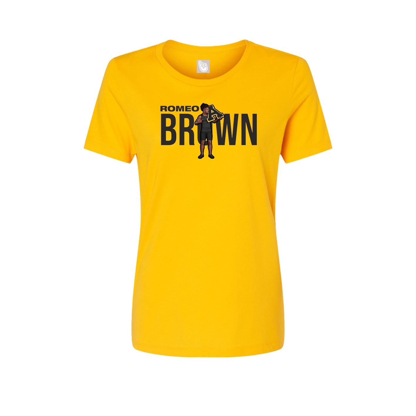 Womens Tee — Player Name in Gold