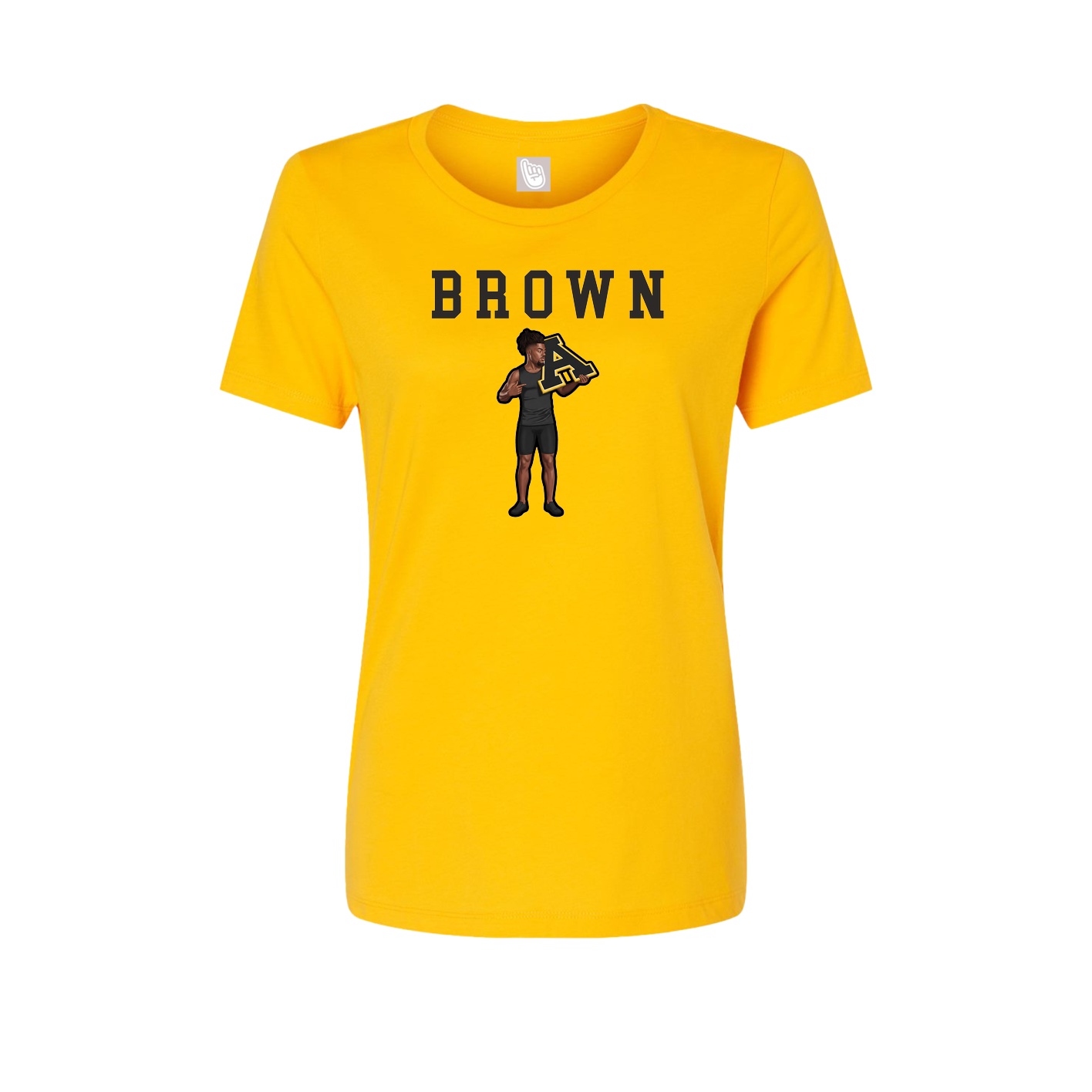 Fitted Women's Tee — Shirsey in Gold