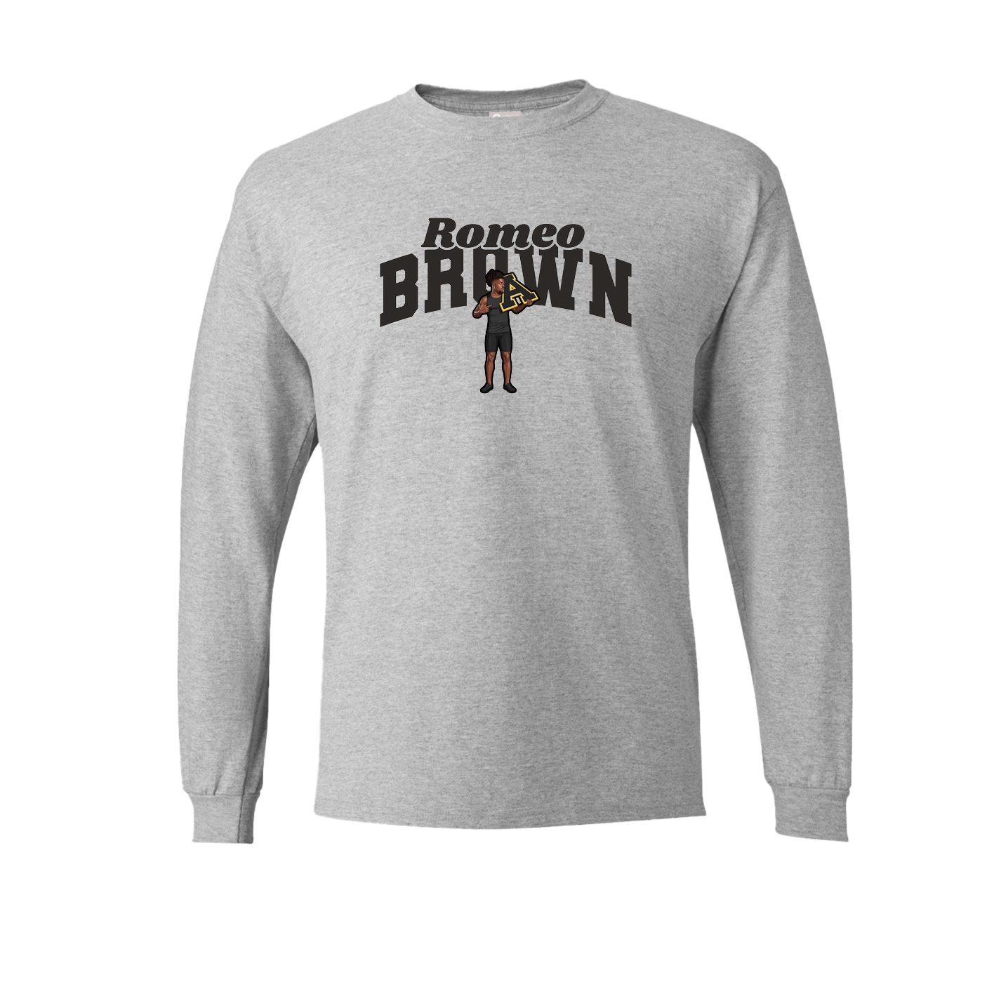 Long Sleeve Tee — Signature Arch in Grey
