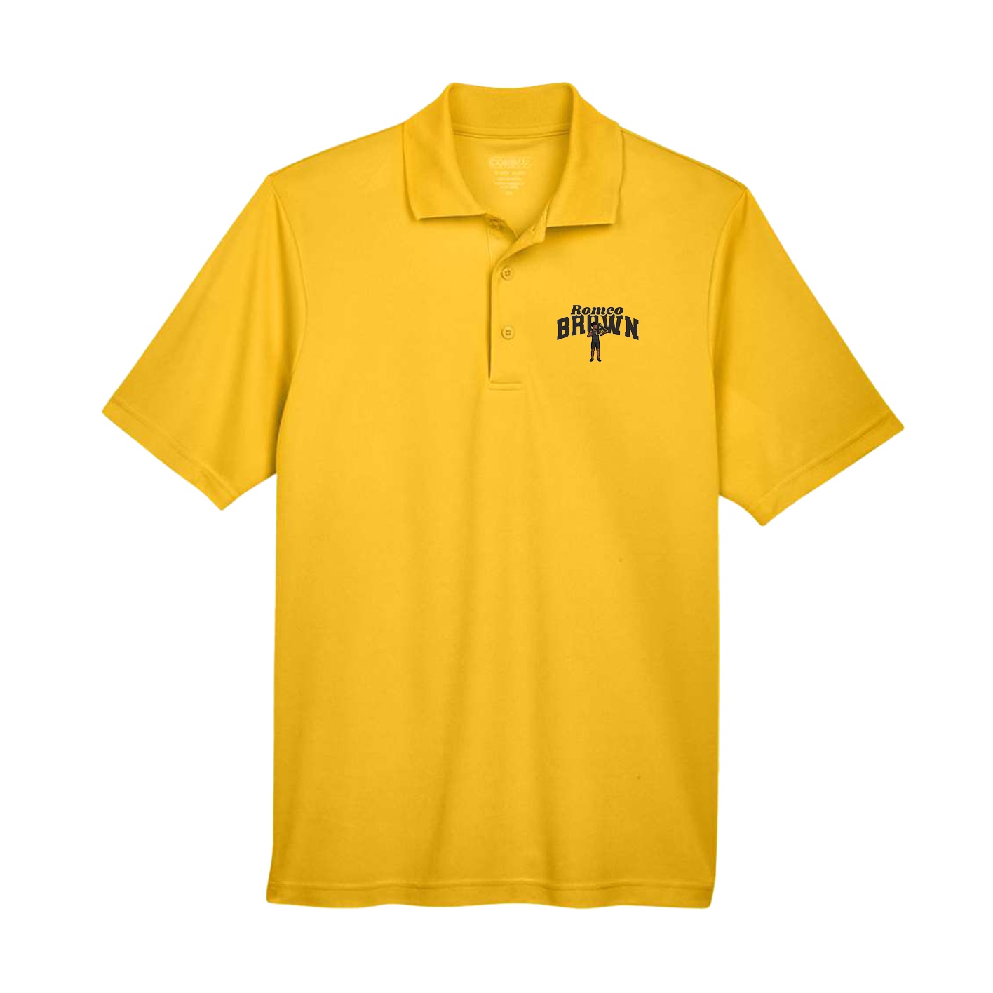 Performance Polo — Signature Arch in Gold
