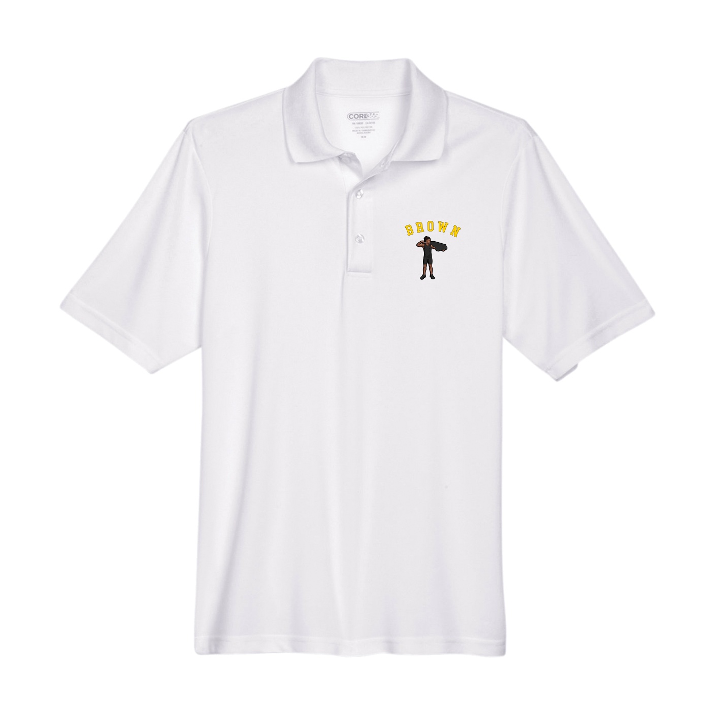Performance Polo — Shirsey Arch in White