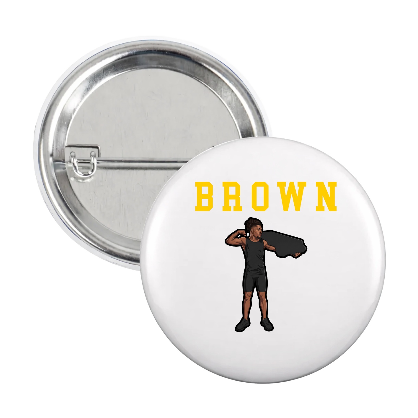 Game Day Button — Shirsey in White