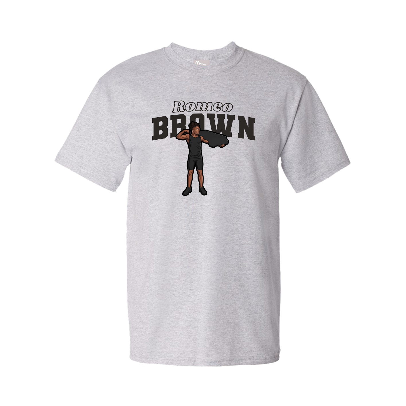 Tee — Name Arch in Grey