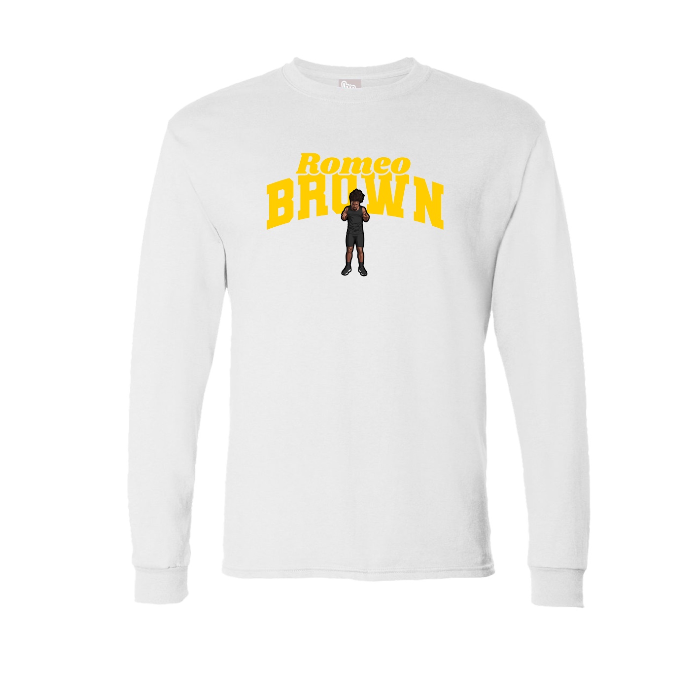 Long Sleeve Tee — Signature Arch in White
