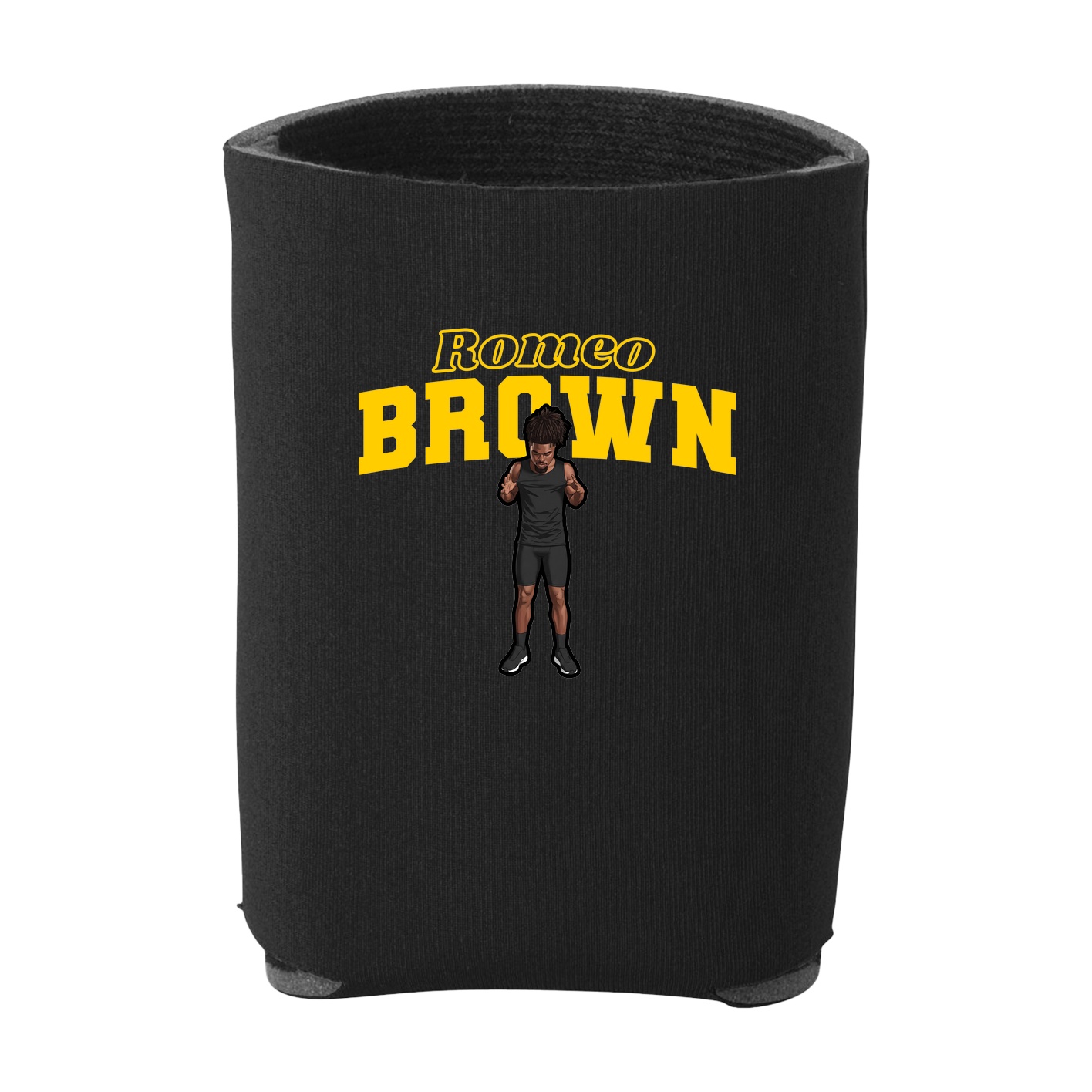 Can Holder — Name Arch in Black