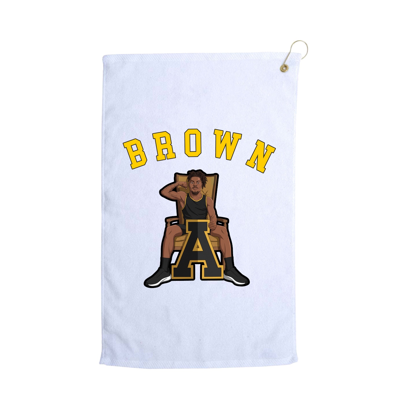Golf Towel — Shirsey Arch in White