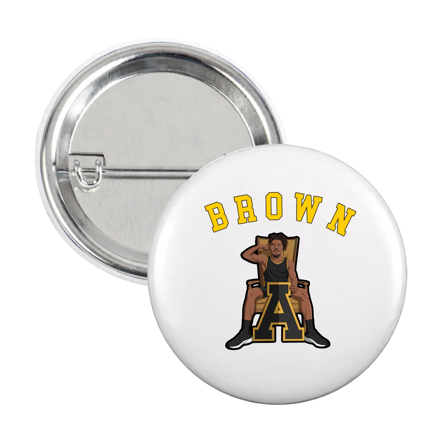 Game Day Button — Shirsey Arch in White