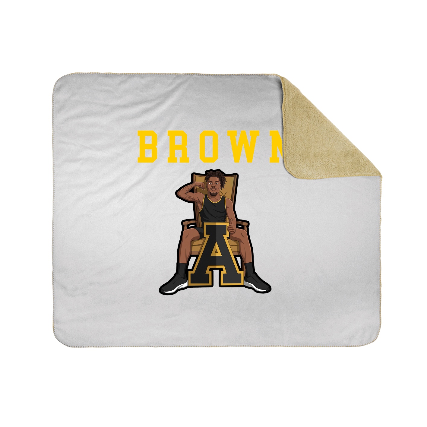 Throw Blanket — Shirsey in White