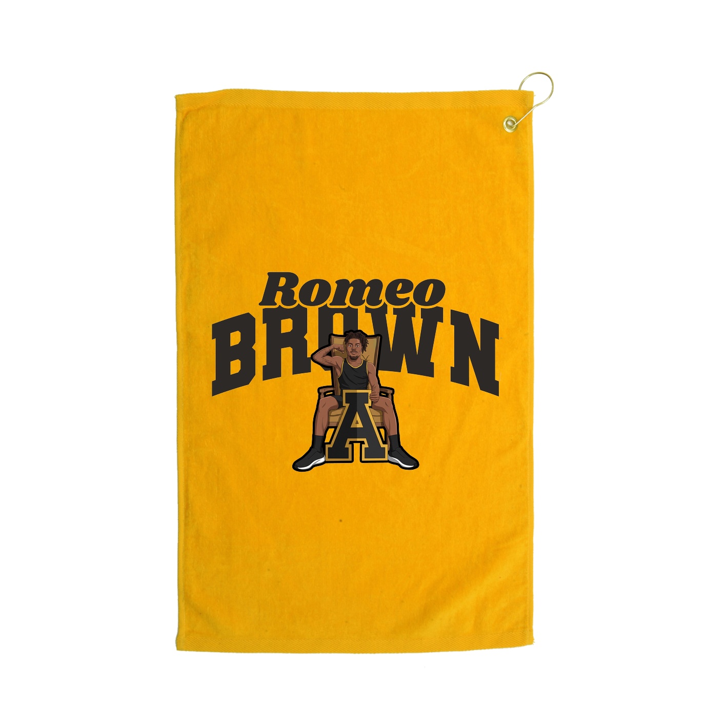 Golf Towel — Signature Arch in Gold